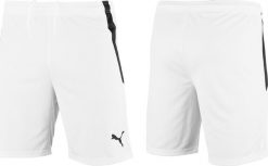 Puma Spodenki męskie Puma teamLIGA białe 704924 04 2XL. Białe krótkie spodenki sportowe męskie Puma, m, bez wzorów. Za 82.99 zł.
