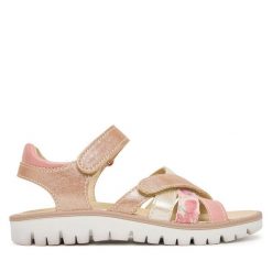 Sandały Primigi. Czerwone sandały dziewczęce Primigi, bez zapięcia. Za 279.99 zł.