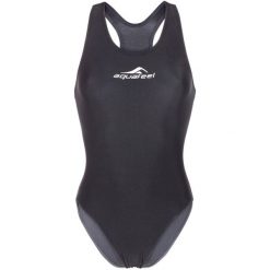 Strój kąpielowy damski Aquafeel Aquafeelback. Czarne kostiumy jednoczęściowe damskie Aquafeel, bez wzorów, sportowe, do pływania. Za 169.99 zł.