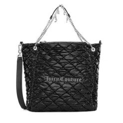 Torebka Juicy Couture. Czarne torebki do ręki damskie Juicy Couture, bez wzorów, klasyczne, bez dodatków. Za 439.99 zł.