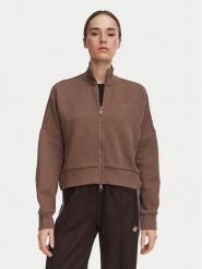 Adidas Bluza Spacer Tracktop KZ2189 Brązowy Regular Fit. Brązowe bluzy damskie Adidas, l, bez wzorów, z syntetyku, bez kaptura. Za 299.99 zł.