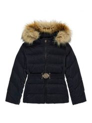 Guess Kurtka zimowa J5BL21 W3080 Czarny Regular Fit. Czarne buty zimowe dziewczęce Guess, z aplikacjami, z syntetyku, bez zapięcia. Za 573.30 zł.