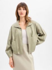 Opus kurtka letnia - Jarusa Kobiety zielony, 34. Zielone kurtki damskie Opus, na lato, bez wzorów, z lyocellu, bez kaptura. Za 379.95 zł.