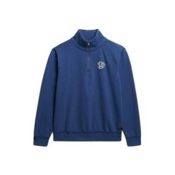 Bluza z zamkiem błyskawicznym Superdry Athletic SD Co. Niebieskie bluzy sportowe męskie Superdry., m, bez wzorów, bez kaptura. Za 343.30 zł.