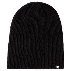 Czapka zimowa dla Mężczyzn DC SKULLY Czarny. Czarne czapki i kapelusze męskie DC Shoes, na zimę, bez wzorów, z dzianiny, sportowe. Za 114.99 zł.