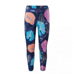 Legginsy Dla Dziewczynki Liście Pike. Niebieskie legginsy dla dziewczynek BEJO, bez wzorów, z elastanu. Za 112.99 zł.