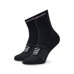 Skarpety długie Compressport. Czarne skarpety męskie Compressport, bez wzorów. Za 89.99 zł.