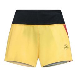 Szorty La Sportiva Flow 3". Czarne krótkie spodenki sportowe męskie La Sportiva, l, bez wzorów, z elastanu, do biegania. Za 403.70 zł.
