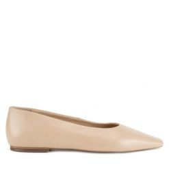 Baleriny GINO ROSSI. Brązowe baleriny damskie Gino Rossi, bez wzorów, bez obcasa. Za 179.99 zł.