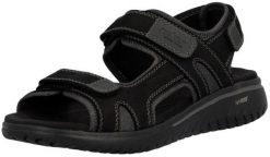 Rieker Rieker Sandals 26450-00 Czarne 44. Czarne sandały męskie Rieker, bez zapięcia. Za 310.33 zł.
