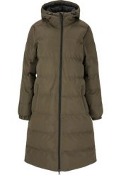 Parka dla kobiet Whistler Abella. Zielone parki damskie Whistler, bez wzorów, z materiału, eleganckie, bez kaptura. Za 387.00 zł.