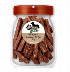 Hau&Miau Mr. Pretzel Małe paski z kaczki i dorsza 80g. Paski damskie Hau&Miau, bez wzorów. Za 7.66 zł.