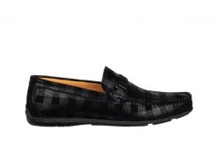 Mokasyny John Doubare 628A-3-H04X259 Black 104241, Czarny, Skóra naturalna - 39. Czarne mokasyny męskie John Doubare, z materiału, eleganckie. W wyprzedaży za 449.10 zł.