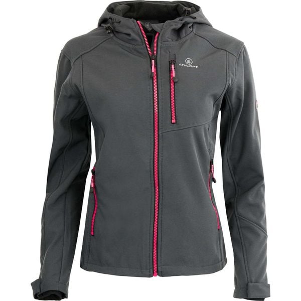 Damska kurtka softshell Athl. DPT Octavia – wiatro- i wodoodporna. Czerwone kurtki damskie WOMEN'S BEST, s, bez wzorów, z softshellu, bez kaptura. Za 274.99 zł.