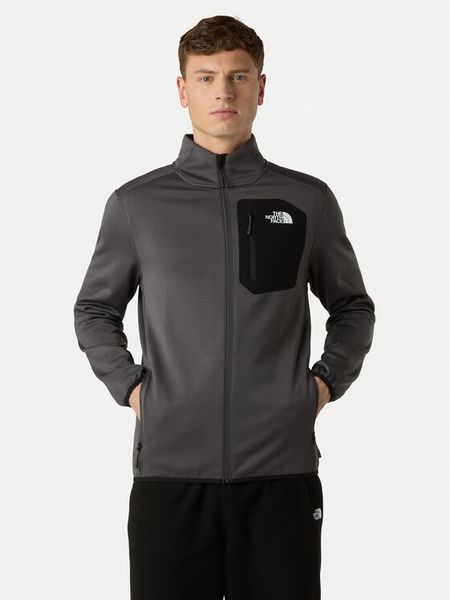 The North Face Polar Crest NF0A897C Szary Regular Fit. Szare bluzy męskie The North Face, m, bez wzorów, z polaru, bez kaptura. Za 449.99 zł.