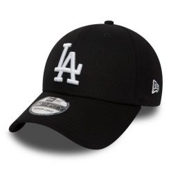 Czapka z daszkiem New Era MLB Los Angeles Dodgers. Czarne czapki i kapelusze męskie New Era, bez wzorów, z bawełny, eleganckie. Za 167.50 zł.