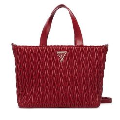 Torebka Guess. Czerwone torebki do ręki damskie Guess, z aplikacjami, bez dodatków. Za 294.99 zł.
