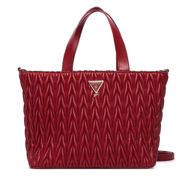 Torebka Guess. Czerwone torebki do ręki damskie Guess, z aplikacjami, bez dodatków. Za 294.99 zł.