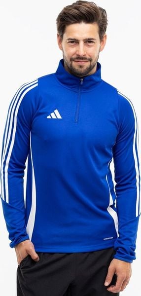 Adidas Bluza męska adidas Tiro 24 Training Top niebiesko-biała IS1042 M. Białe bluzy męskie Adidas, m, bez wzorów, bez kaptura. Za 122.18 zł.