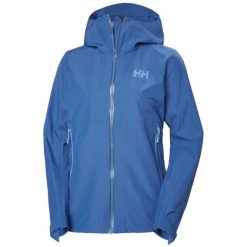 Damska kurtka wodoodporna Helly Hansen Blaze 3L Shell. Niebieskie kurtki sportowe damskie Helly Hansen, l, bez wzorów, bez kaptura, trekkingowe. Za 1,517.50 zł.