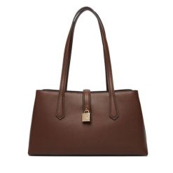 Torebka KARL LAGERFELD. Brązowe torebki do ręki damskie KARL LAGERFELD, bez wzorów, klasyczne, bez dodatków. Za 1,299.00 zł.