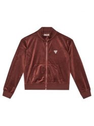 Guess Bluza J4RQ22 K0232 Bordowy Relaxed Fit. Czerwone bluzy dla dziewczynek Guess, z aplikacjami, z syntetyku, bez ramiączek, bez kaptura. Za 139.99 zł.