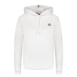 Bluza damska z kapturem Le Coq Sportif Essentiel N°1. Białe bluzy damskie le coq sportif, s, bez wzorów, z materiału, z kapturem, na fitness i siłownię. Za 348.00 zł.