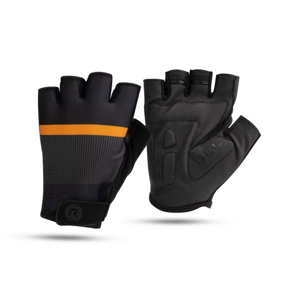 Rękawiczki rowerowe męskie Rogelli Hero II. Brązowe buty sportowe męskie Rogelli, na lato, bez wzorów, sportowe. Za 79.99 zł.