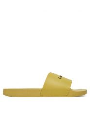 Calvin Klein Klapki Pool Slide Rubber HM0HM00455 Zielony. Zielone klapki męskie Calvin Klein, z tworzywa sztucznego. Za 119.99 zł.