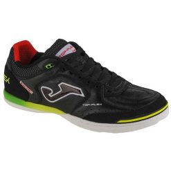 Buty do futsalu dla dorosłych Joma Top Flex Protection halówki. Czarne buty sportowe męskie Joma, bez zapięcia, do piłki nożnej. Za 219.99 zł.