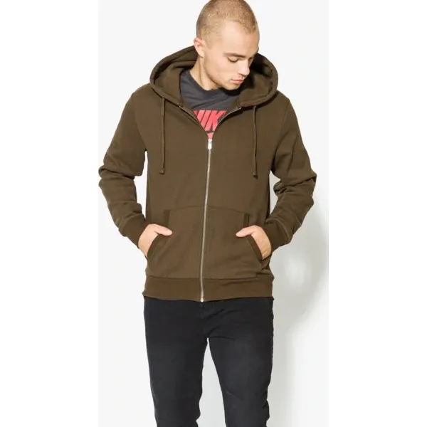Confront Bluza Isaac , khaki, rozmiar XL. Brązowe bluzy męskie Confront, m, bez wzorów, z bawełny, z kapturem. W wyprzedaży za 79.99 zł.