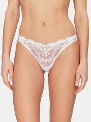 Guess Stringi O4YE01 PZ01C Biały. Białe stringi damskie Guess, xl, z aplikacjami, z syntetyku. Za 79.99 zł.