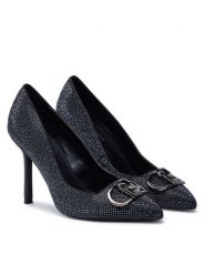 Liu Jo Szpilki Giusy 09 SF4183 Czarny. Czarne szpilki damskie Liu Jo, bez wzorów, z materiału, bez obcasa, bez zapięcia. Za 799.99 zł.