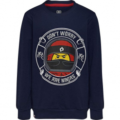 Bluza w kolorze granatowym. Bluzy dla chłopców marki bonprix. W wyprzedaży za 45.95 zł.