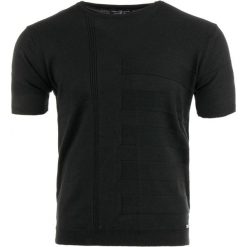 T-shirt męski Jimmy Sanders Zeus Black w kolorze czarnym. Czarne t-shirty męskie ZSPORT, m, bez wzorów, z dzianiny, eleganckie, bez kołnierzyka. Za 49.28 zł.
