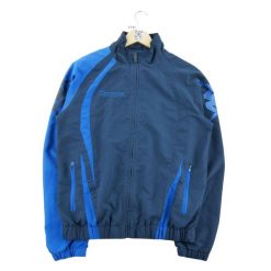 Second life - Kappa Kurtka dresowa męska Vintage - Jak nowy. Niebieskie kurtki męskie Kappa, l, bez wzorów, z dresówki, casualowe, bez kaptura. Za 127.76 zł.