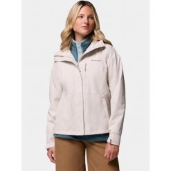 Płaszcz Przeciwdeszczowy Damski Columbia Hikebound II. Brązowe kurtki sportowe damskie Columbia, bez wzorów, bez kaptura, trekkingowe. Za 499.00 zł.