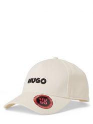 HUGO czapka z daszkiem - Jude Mężczyźni Bawełna biały, ONE SIZE. Białe czapki i kapelusze męskie Hugo, bez wzorów, z bawełny. Za 119.95 zł.