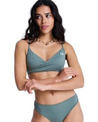 Stanik bikini typu bralette dla Kobiety SOLID ESSENTIALS Zielony. Zielone bikini damskie Roxy, m, bez wzorów. Za 149.99 zł.