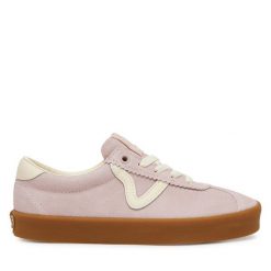 Tenisówki Vans. Czerwone trampki i tenisówki damskie Vans, bez wzorów, bez zapięcia. Za 429.99 zł.