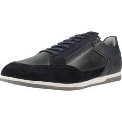 Buty GEOX U RENAN Niebieski. Niebieskie trekkingi męskie Geox, trekkingowe. Za 294.99 zł.