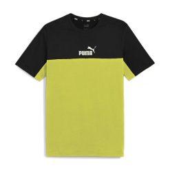 Koszulka męska PUMA ESS+ Block Tee. Czarne buty sportowe męskie Puma, bez zapięcia, na fitness i siłownię. Za 99.99 zł.