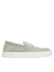 Calvin Klein Półbuty Moccasin Sue Unlined HM0HM01819 Szary. Szare półbuty na co dzień męskie Calvin Klein, ze skóry, bez zapięcia. Za 439.99 zł.
