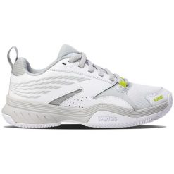 Damskie buty do tenisa K-Swiss Speedex. Białe obuwie sportowe damskie K-SWISS, bez wzorów, z gumy, tenisowe. Za 398.00 zł.