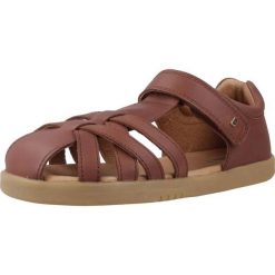 Sandały BOBUX CROSS JUMP Brązowy. Brązowe sandały męskie Bobux, ze skóry, bez zapięcia. Za 247.99 zł.