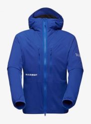 Kurtka ocieplana Mammut Eiger Nordwand IN Flex Air Hooded Jacket. Niebieskie kurtki męskie Mammut, xl, bez wzorów, z materiału, biznesowe, bez kaptura. Za 1,638.99 zł.