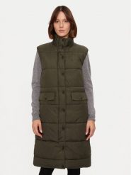 Whistler Bezrękawnik Amaretto W Long Puffer W234602 Zielony Regular Fit. Zielone kurtki damskie Whistler, bez wzorów, z syntetyku, bez kaptura, outdoorowe. Za 199.99 zł.