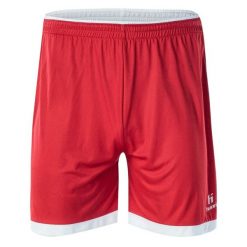 Szorty Huari Barracas II. Czerwone krótkie spodenki sportowe męskie Huari, l, bez wzorów, z materiału, na fitness i siłownię. Za 61.46 zł.
