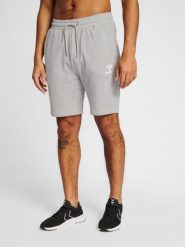 Szorty Regular Hummel Icons. Szare krótkie spodenki sportowe męskie Hummel, s, bez wzorów, z bawełny, na fitness i siłownię. Za 169.95 zł.