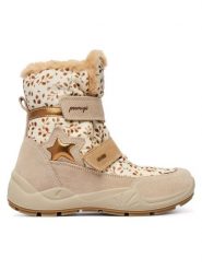 Primigi Śniegowce GORE-TEX 2379155 D Beżowy. Brązowe buty zimowe dziewczęce Primigi, bez wzorów, z gore-texu, bez zapięcia. Za 439.99 zł.
